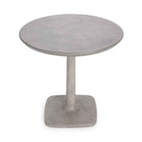 Paulina Light Gray Outdoor Bistro Table by Classic Home at Eve Furniture