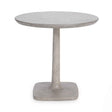 Paulina Light Gray Outdoor Bistro Table by Classic Home at Eve Furniture