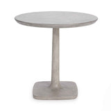 Paulina Light Gray Outdoor Bistro Table by Classic Home at Eve Furniture