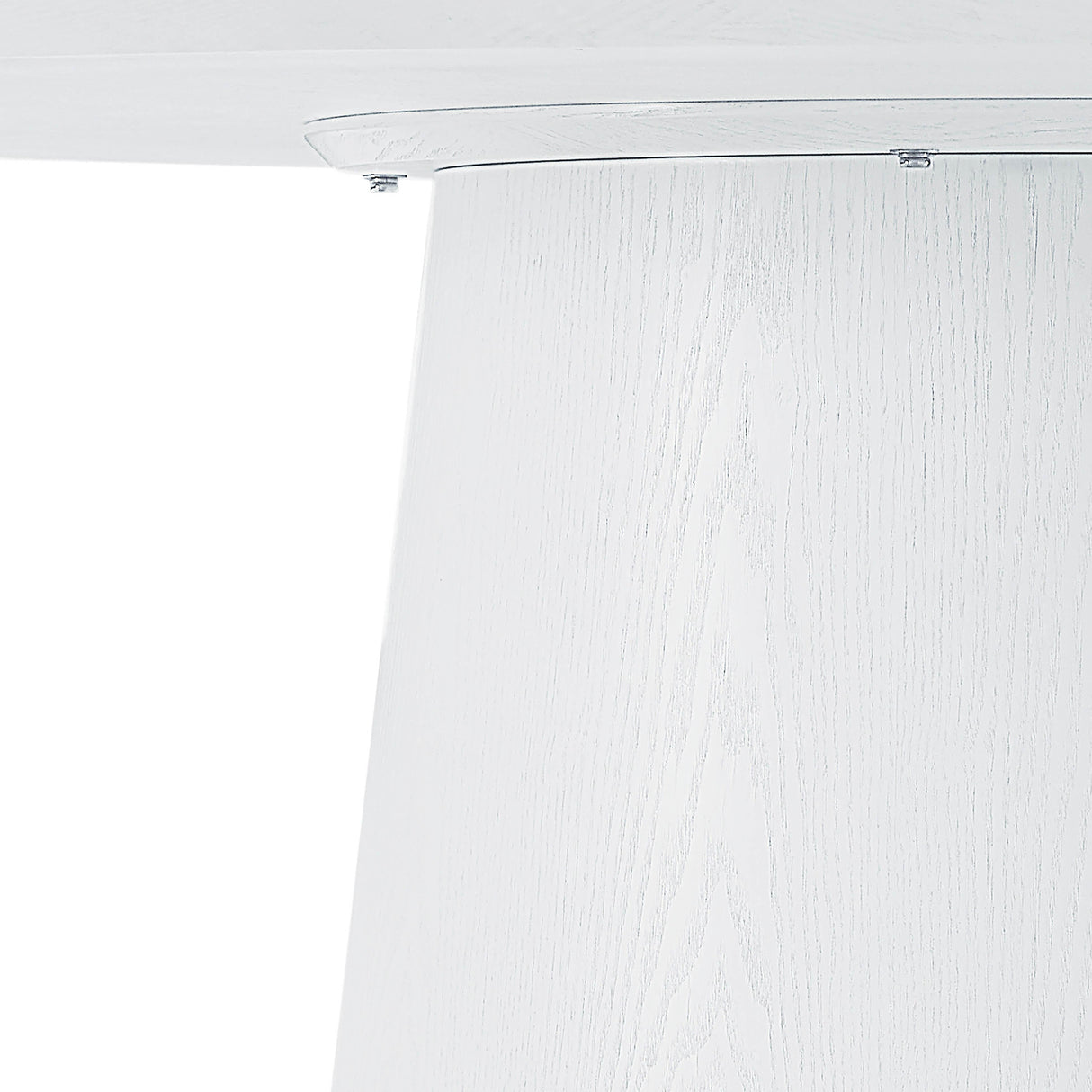 Pauline White Ash 62" Round Dining Table by TOV Furniture at Eve Furniture