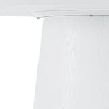 Pauline White Ash 62" Round Dining Table by TOV Furniture at Eve Furniture