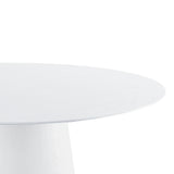Pauline White Ash 62" Round Dining Table by TOV Furniture at Eve Furniture