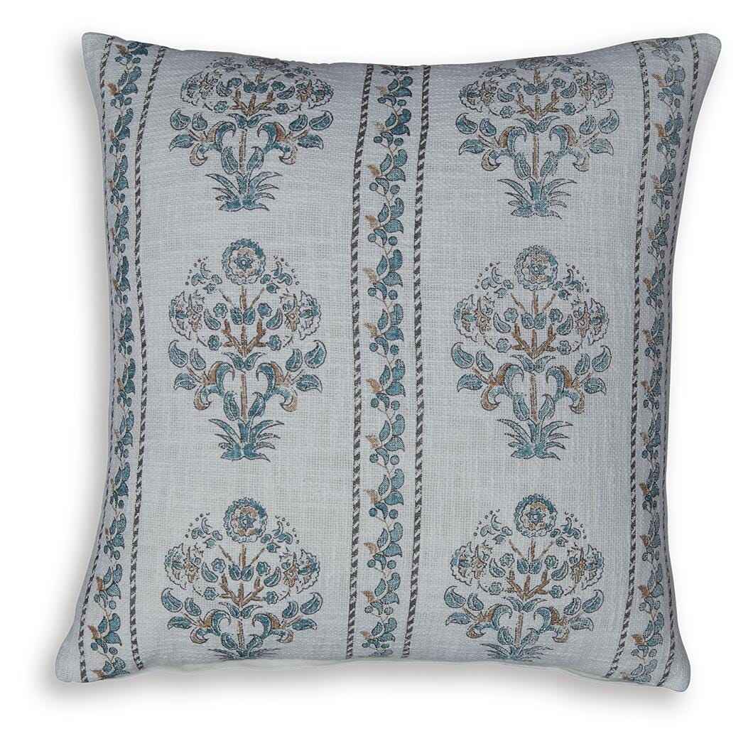 Paulmour Ivory/Green/Brown Pillow by Ashley at Eve Furniture
