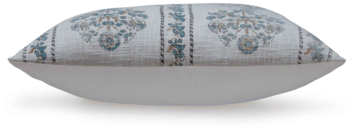Paulmour Ivory/Green/Brown Pillow by Ashley at Eve Furniture