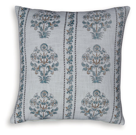 Paulmour Ivory/Green/Brown Pillow (Set of 4) by Ashley at Eve Furniture
