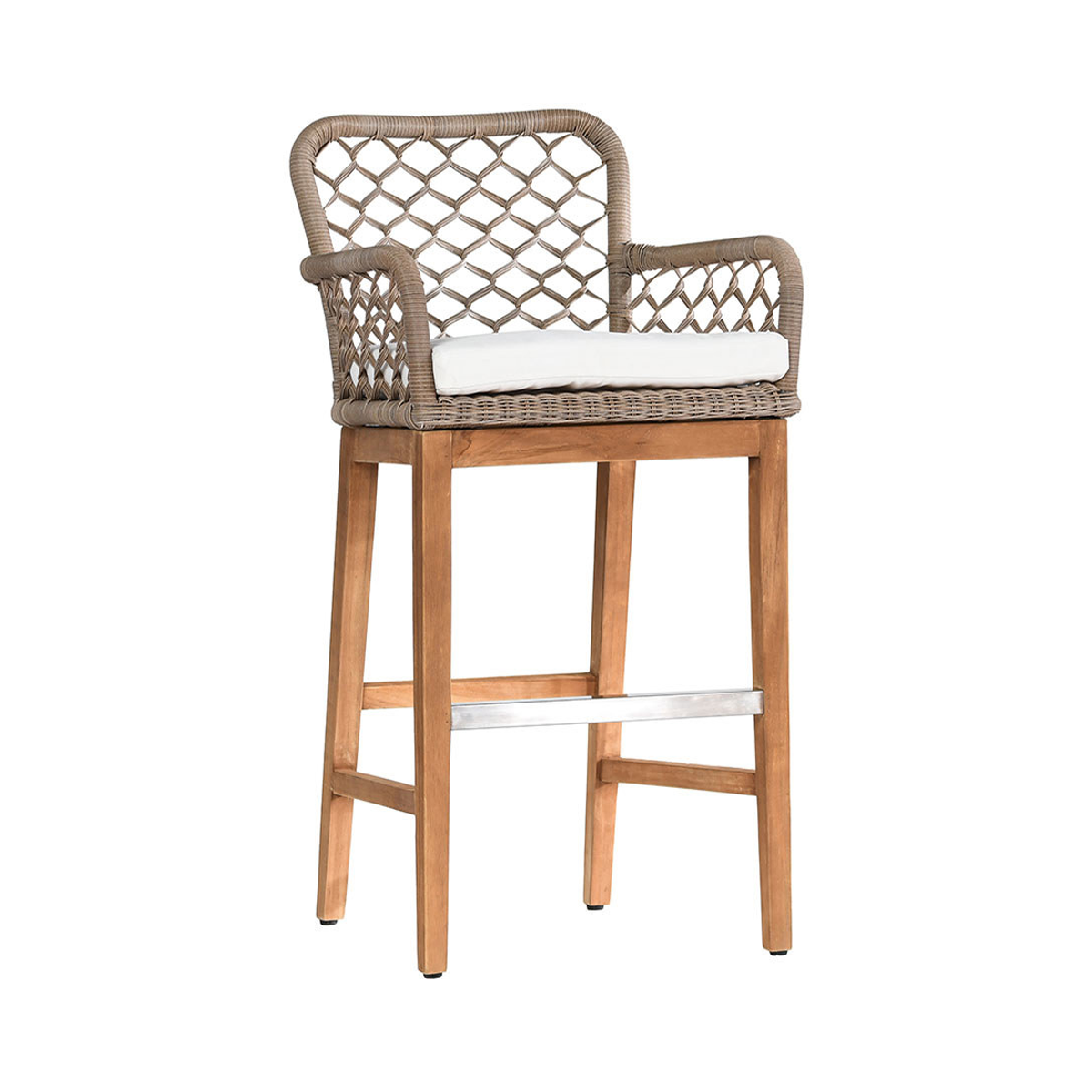 Paulo Gray Outdoor Bar Stool by Classic Home at Eve Furniture