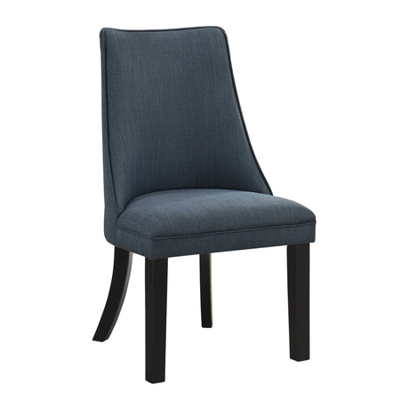 Paulson Blue Gray/Dark Walnut Side Chair, Set of 2 by Homelegance at Eve Furniture