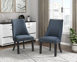 Paulson Blue Gray/Dark Walnut Side Chair, Set of 2 by Homelegance at Eve Furniture