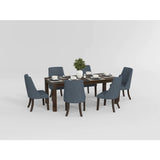 Paulson Dark Brown Dining Table by Homelegance at Eve Furniture