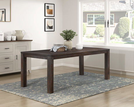 Paulson Dark Brown Dining Table by Homelegance at Eve Furniture