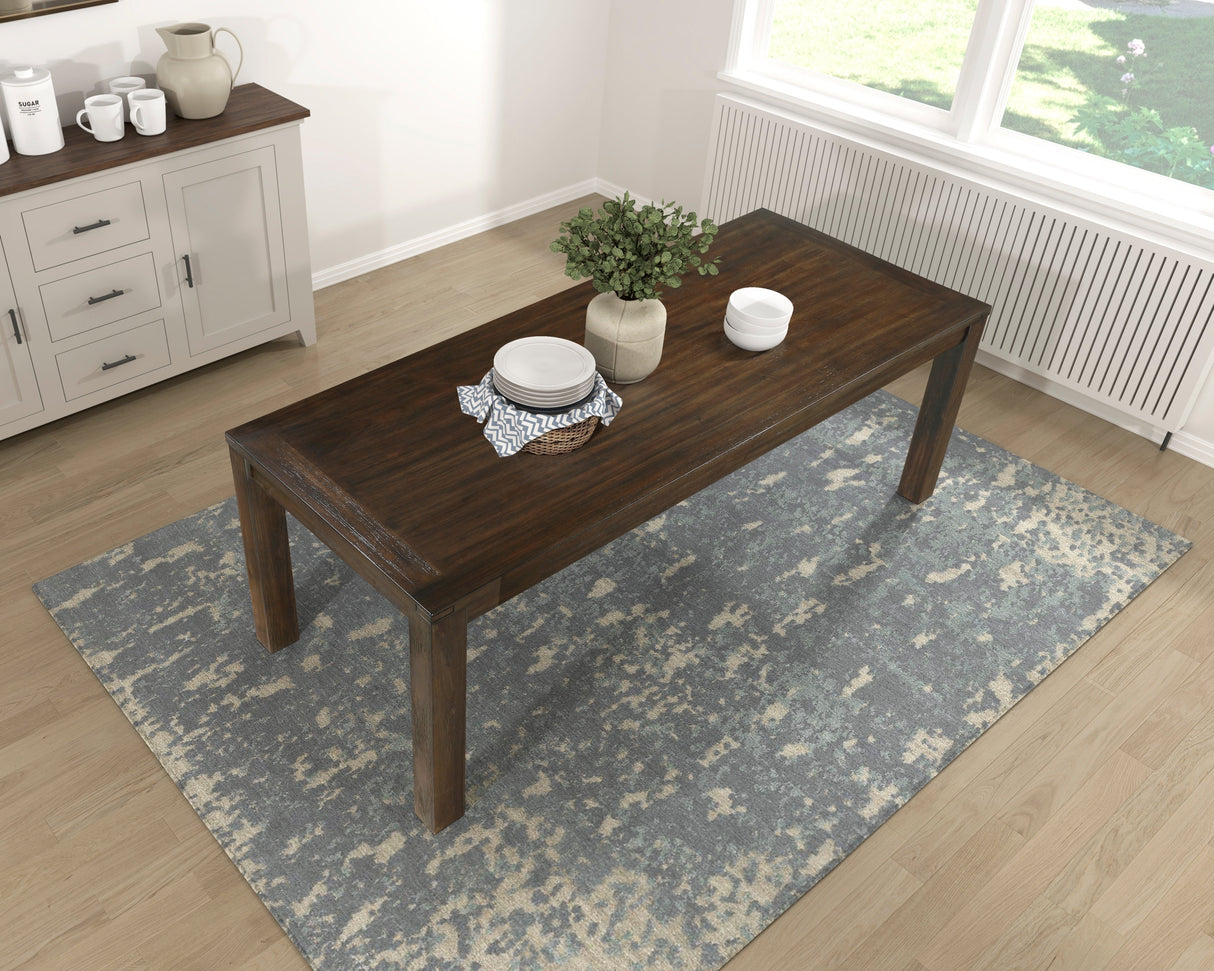 Paulson Dark Brown Dining Table by Homelegance at Eve Furniture