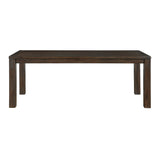 Paulson Dark Brown/Taupe 79" Dining Room Set by Homelegance at Eve Furniture