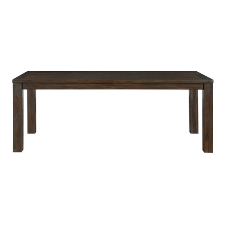 Paulson Dark Brown/Taupe 79" Dining Room Set by Homelegance at Eve Furniture