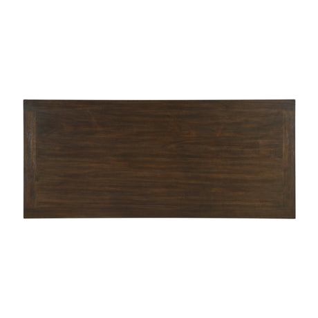 Paulson Dark Brown/Taupe 79" Dining Room Set by Homelegance at Eve Furniture