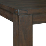 Paulson Dark Brown/Taupe 79" Dining Room Set by Homelegance at Eve Furniture