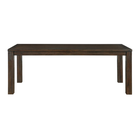 Paulson Dark Walnut/Blue Gray 7-Piece Dining Room Set by Homelegance at Eve Furniture