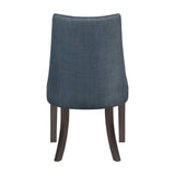 Paulson Dark Walnut/Blue Gray 9-Piece Dining Room Set by Homelegance at Eve Furniture
