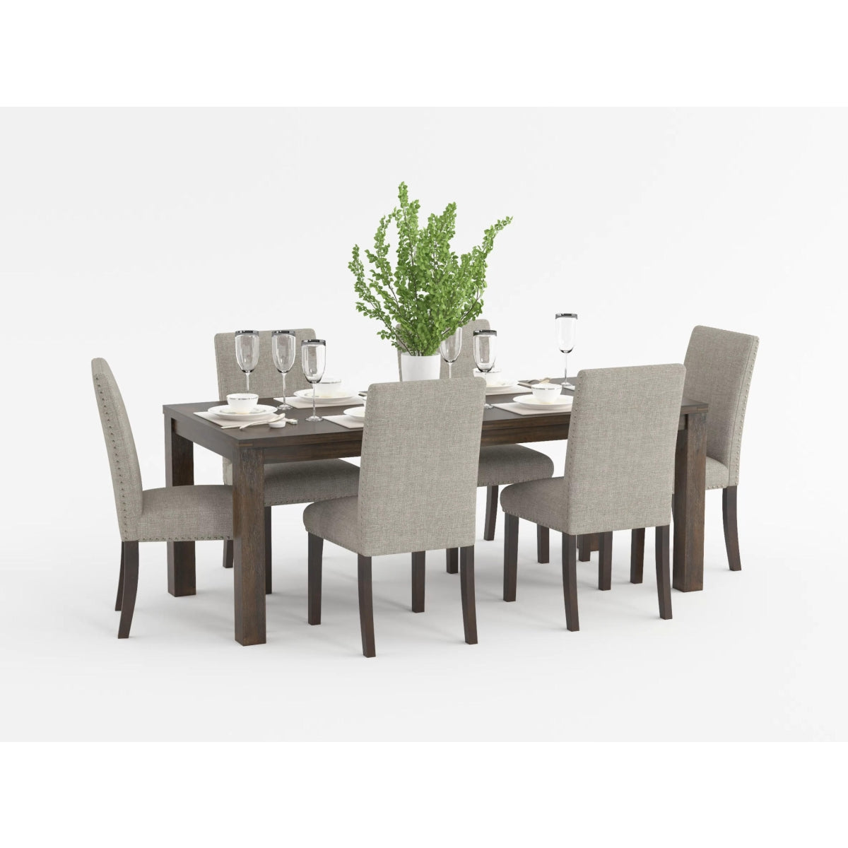 Paulson Gray Side Chair, Set of 2 by Homelegance at Eve Furniture
