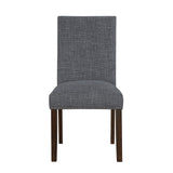Paulson Gray Side Chair, Set of 2 by Homelegance at Eve Furniture