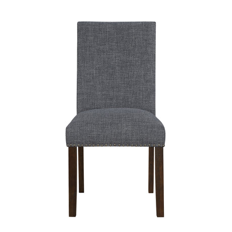 Paulson Gray Side Chair, Set of 2 by Homelegance at Eve Furniture