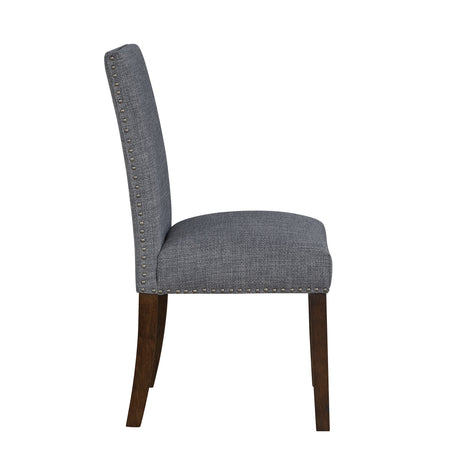 Paulson Gray Side Chair, Set of 2 by Homelegance at Eve Furniture