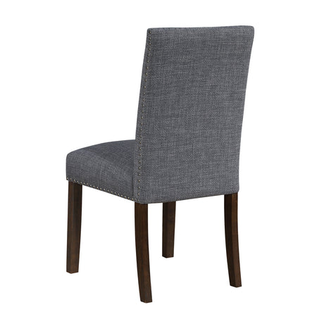 Paulson Gray Side Chair, Set of 2 by Homelegance at Eve Furniture