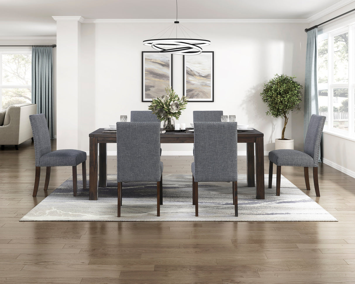 Paulson Gray Side Chair, Set of 2 by Homelegance at Eve Furniture