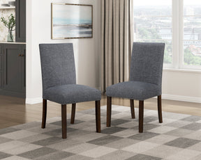 Paulson Gray Side Chair, Set of 2 by Homelegance at Eve Furniture