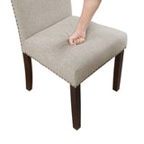 Paulson Taupe Side Chair, Set of 2 by Homelegance at Eve Furniture