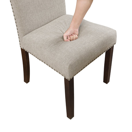 Paulson Taupe Side Chair, Set of 2 by Homelegance at Eve Furniture