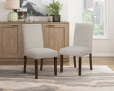 Paulson Taupe Side Chair, Set of 2 by Homelegance at Eve Furniture