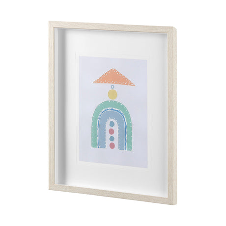Pavilion I by Mercana Studio a Hand Embellished Textured Framed Art Print Matted under Glass by Mercana at Eve Furniture