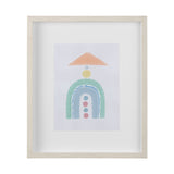 Pavilion I by Mercana Studio a Hand Embellished Textured Framed Art Print Matted under Glass by Mercana at Eve Furniture