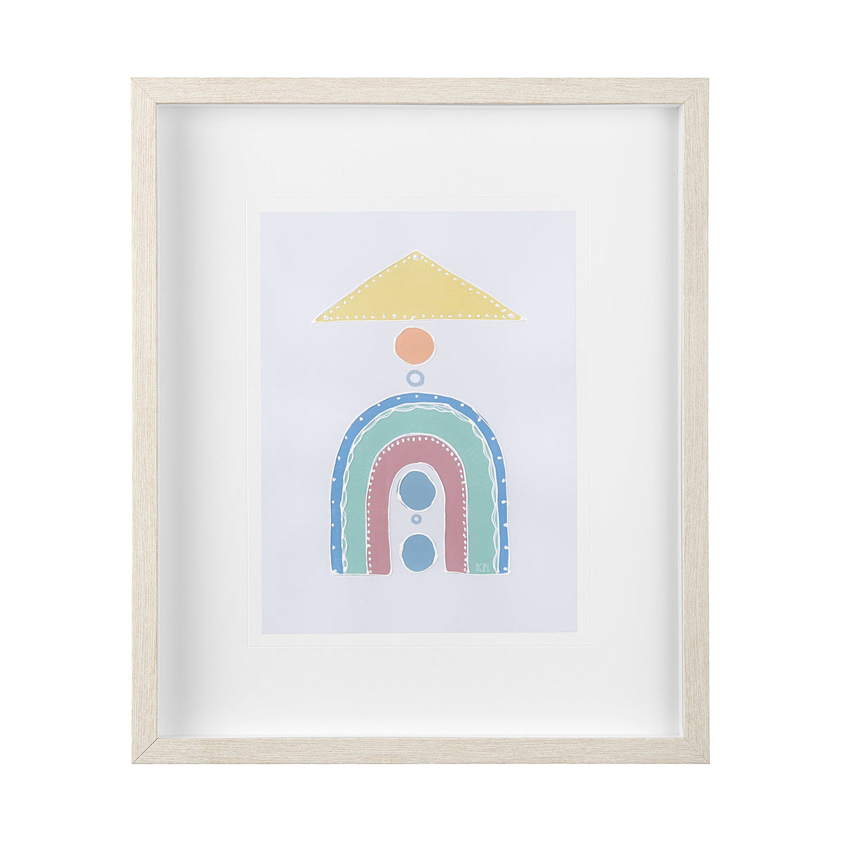 Pavilion II by Mercana Studio a Hand Embellished Textured Framed Art Print Matted under Glass by Mercana at Eve Furniture