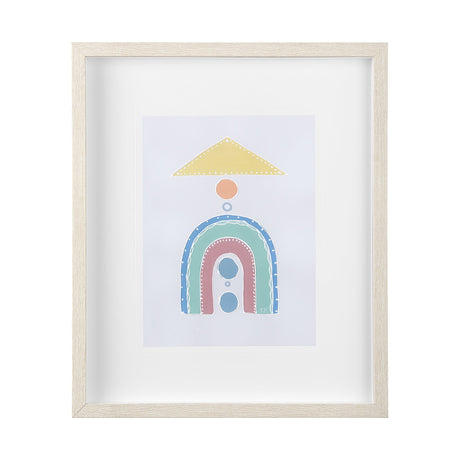 Pavilion II by Mercana Studio a Hand Embellished Textured Framed Art Print Matted under Glass by Mercana at Eve Furniture
