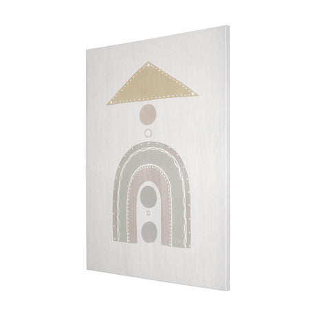 Pavilion Neutral I by Mercana Studio a Hand Embellished Textured Canvas by Mercana at Eve Furniture
