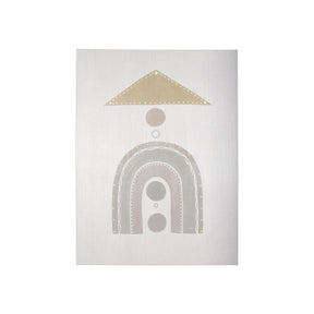 Pavilion Neutral I by Mercana Studio a Hand Embellished Textured Canvas by Mercana at Eve Furniture