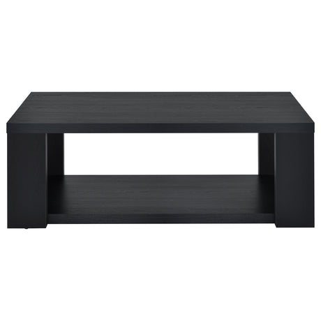 Pavone Black Coffee Table by Coaster at Eve Furniture