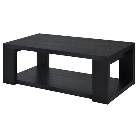 Pavone Black Coffee Table by Coaster at Eve Furniture