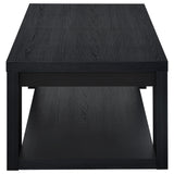 Pavone Black Coffee Table by Coaster at Eve Furniture