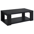 Pavone Black Coffee Table by Coaster at Eve Furniture