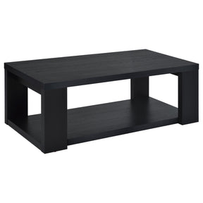 Pavone Black Coffee Table by Coaster at Eve Furniture