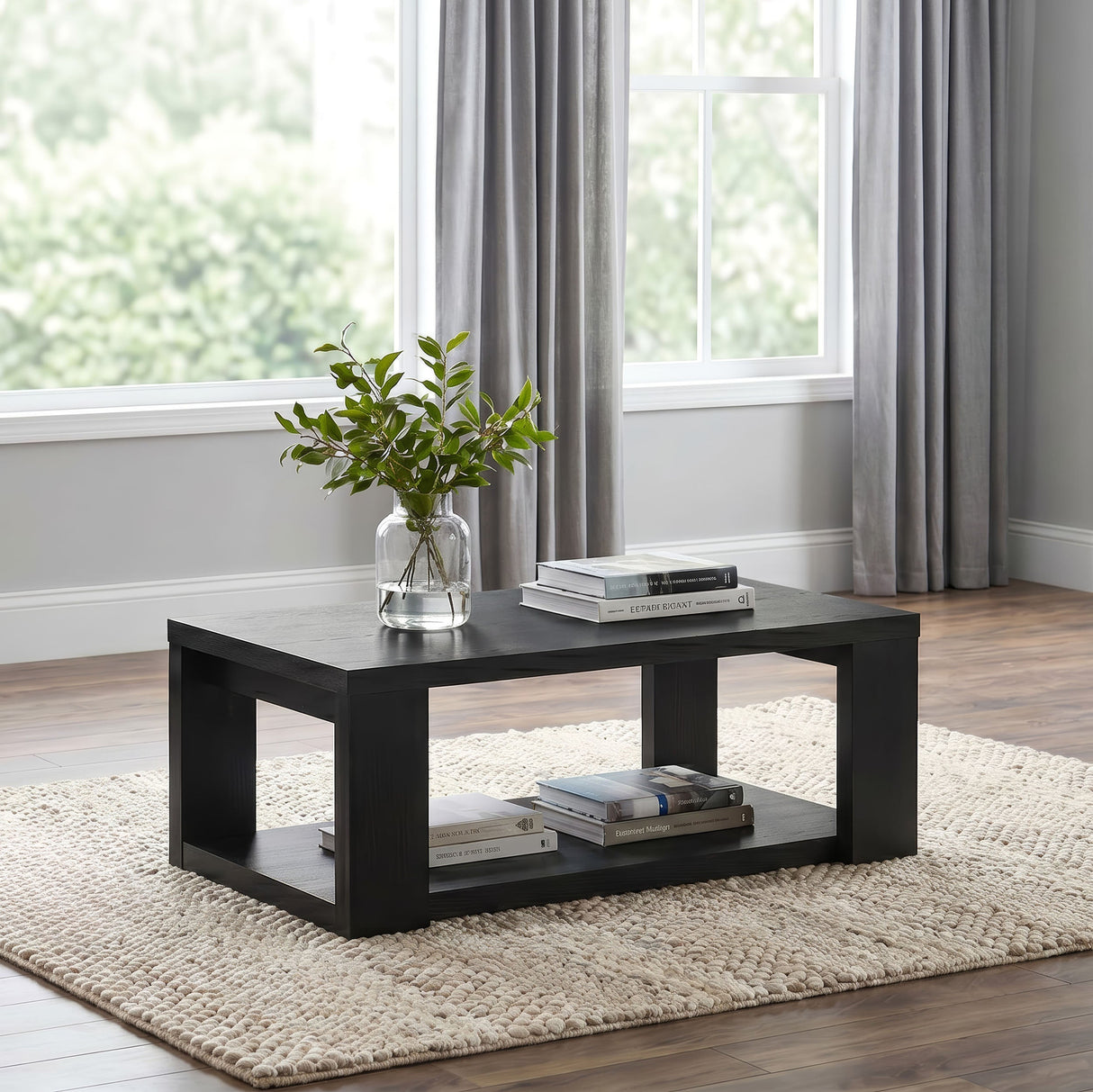 Pavone Black Coffee Table by Coaster at Eve Furniture