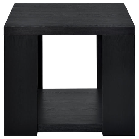 Pavone Black End Table by Coaster at Eve Furniture