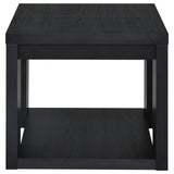 Pavone Black End Table by Coaster at Eve Furniture