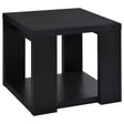 Pavone Black End Table by Coaster at Eve Furniture