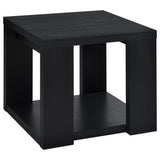 Pavone Black End Table by Coaster at Eve Furniture