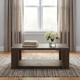 Pavone Dark Rustic Mango Coffee Table by Coaster at Eve Furniture