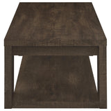 Pavone Dark Rustic Mango Coffee Table by Coaster at Eve Furniture