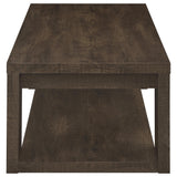 Pavone Dark Rustic Mango Coffee Table by Coaster at Eve Furniture